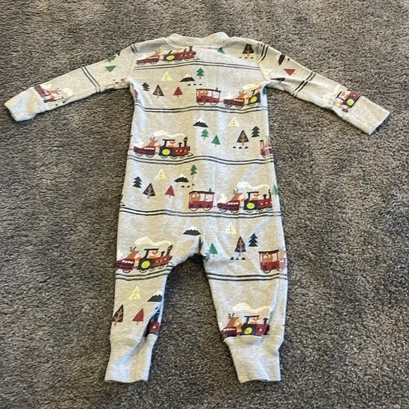 Like new! Snug fit Holiday pajamas from Hanna Andersson. Baby size 6-12 months - Picture 5 of 5